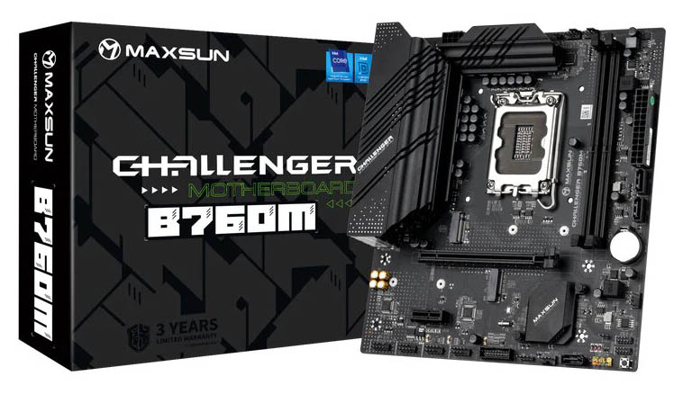 Материнская плата MaxSun CHALLENGER B760M