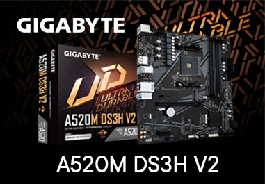 Материнская плата Gigabyte A520M DS3H V2