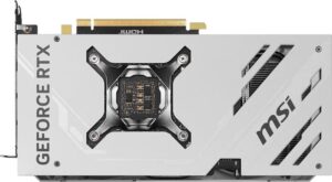 Видеокарта MSI GeForce RTX 4070 TI VENTUS 2X WHITE 12G OC