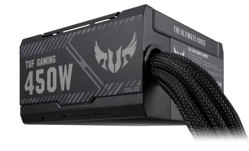 Блок питания ASUS TUF-GAMING-450B создан для длительного использования