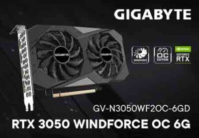 Gigabyte RTX 3050 WINDFORCE OC 6G