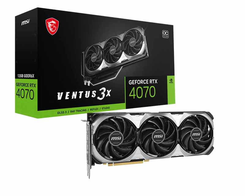 MSI GeForce RTX 4070 VENTUS 3X E 12G OC