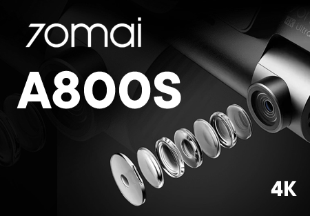 70Mai Dashcam 4K A800S