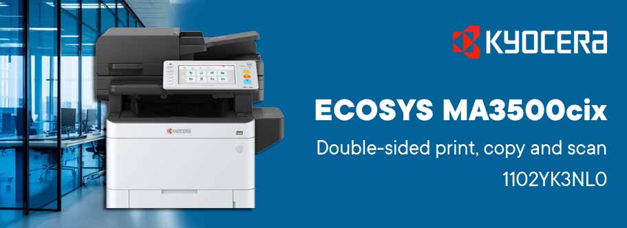 МФУ лазерное Kyocera ECOSYS MA3500cix 1102YK3NL0 — производительное цветное A4-решение оптом