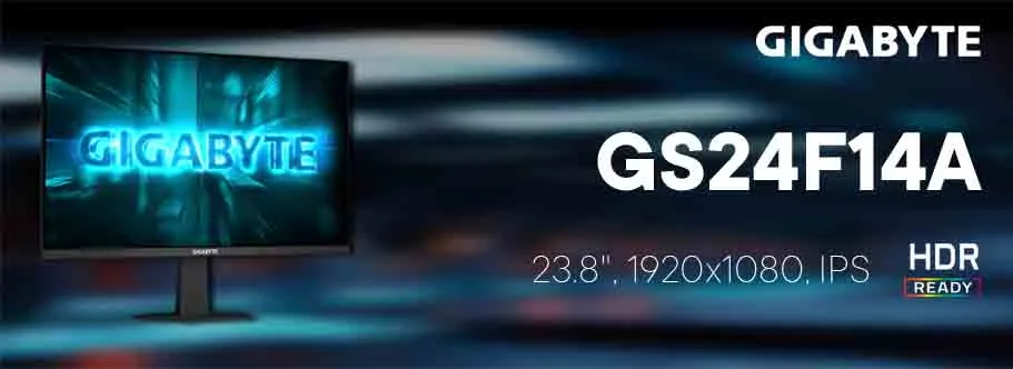 Монитор Gigabyte GS24F14A - игровая производительность для бизнес-задач