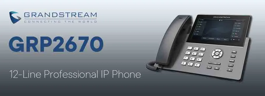 Grandstream GRP2670 - профессиональный IP-телефон для бизнеса и корпоративной телефонии.